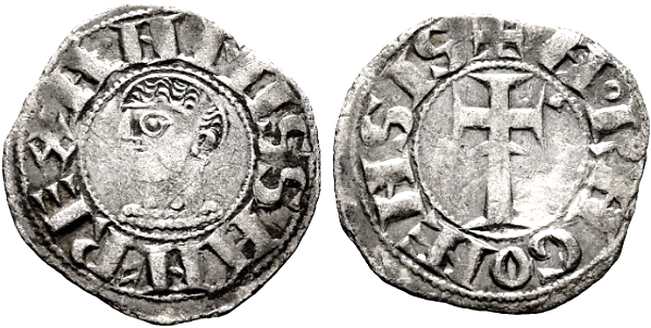 Tipo 2. Dinero leonés de Cruz sobre Estrella, con Alfa y Omega - Imagen 20