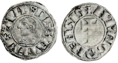 Tipo 2. Dinero leonés de Cruz sobre Estrella, con Alfa y Omega - Imagen 21