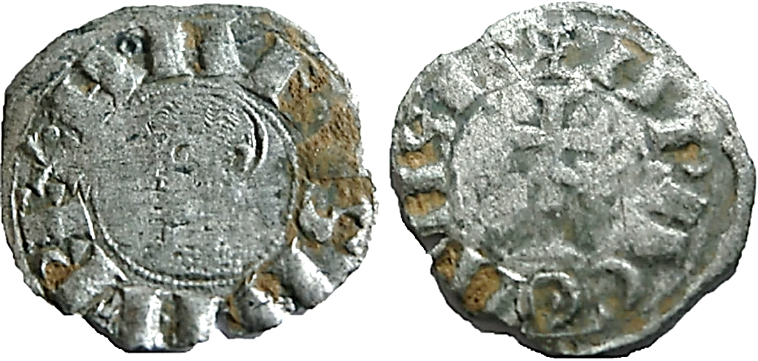 Tipo 2. Dinero leonés de Cruz sobre Estrella, con Alfa y Omega - Imagen 28