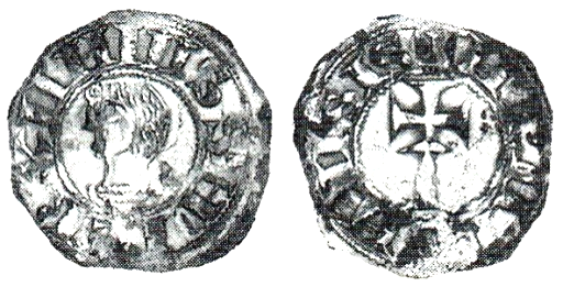 Tipo 2. Dinero leonés de Cruz sobre Estrella, con Alfa y Omega - Imagen 6