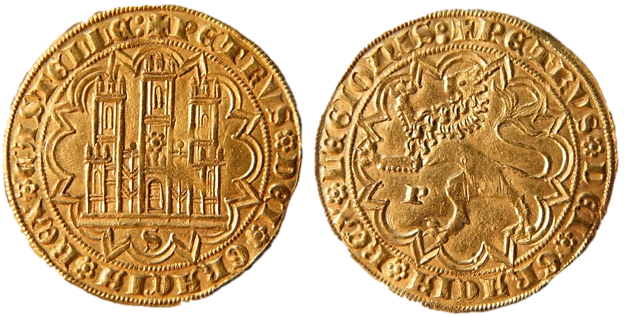 Tipo 2. Dobla Castellana de oro de a 35 maravedís - Imagen 13