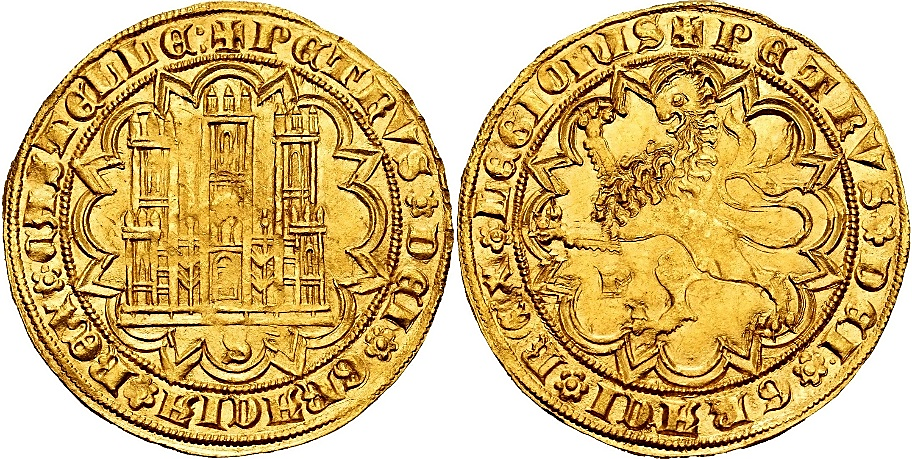 Tipo 2. Dobla Castellana de oro de a 35 maravedís - Imagen 14