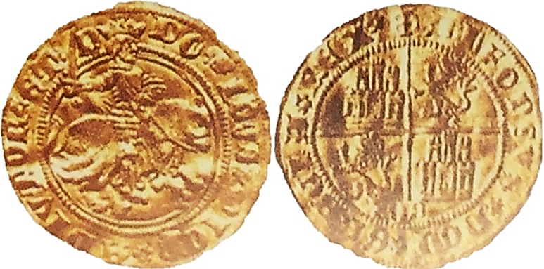 Tipo 2. Media Dobla Alfonsí ecuestre de oro - Imagen 9