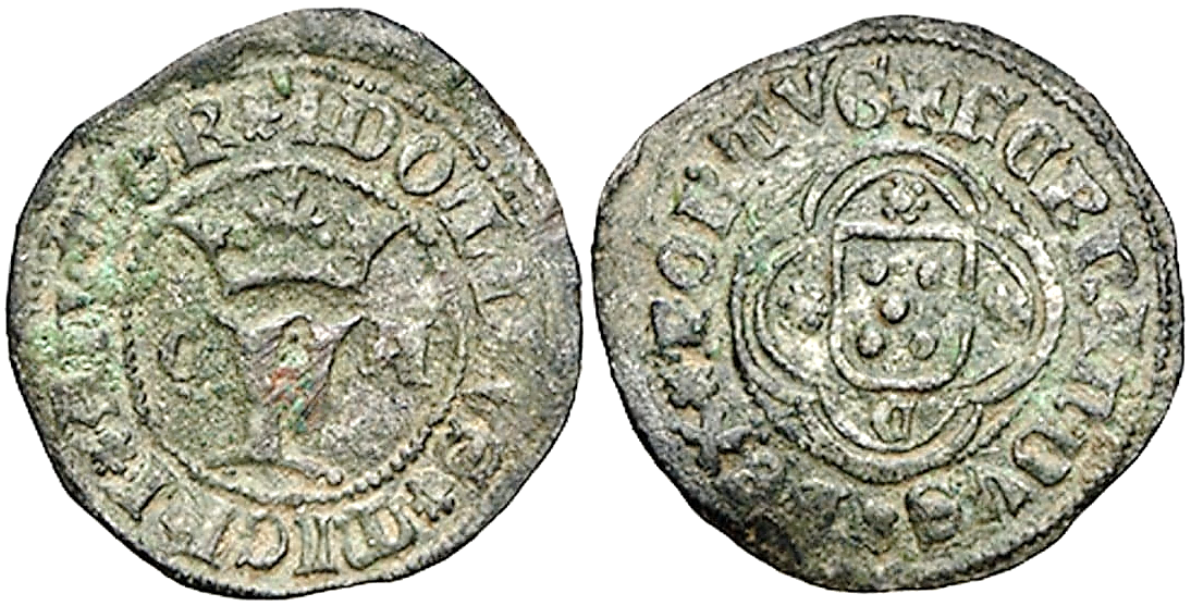 Tipo 2. Medio Real de plata con inicial “F” coronada - Imagen 6