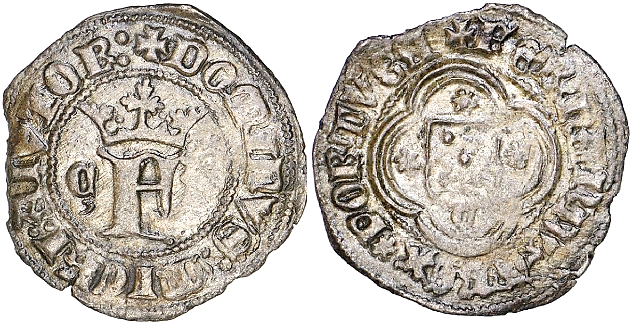 Tipo 2. Medio Real de plata con inicial “F” coronada - Imagen 7