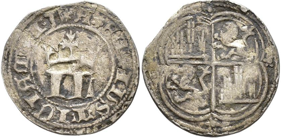 Tipo 2. Medio Real de Plata con Monograma de “IL” Coronadas - Imagen 3