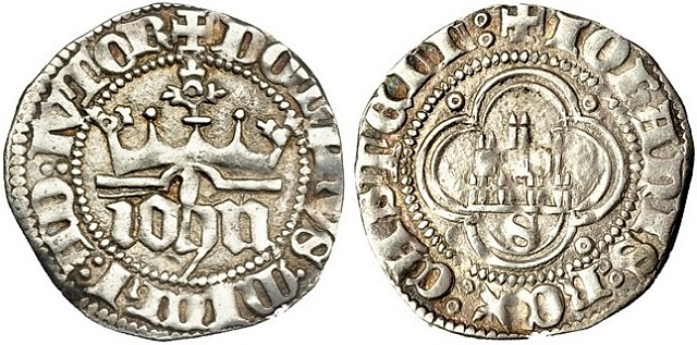 Tipo 2. Medio Real de plata con nombre “Iohn” coronado - Imagen 11