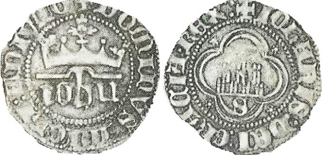 Tipo 2. Medio Real de plata con nombre “Iohn” coronado - Imagen 19