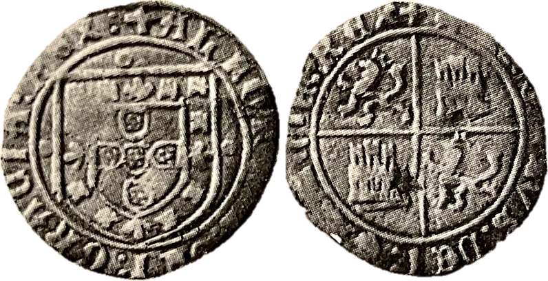 Tipo 2. Real Grueso de Plata con Emblema de Portugal y Cuartelado Castellano Simple - Imagen 11