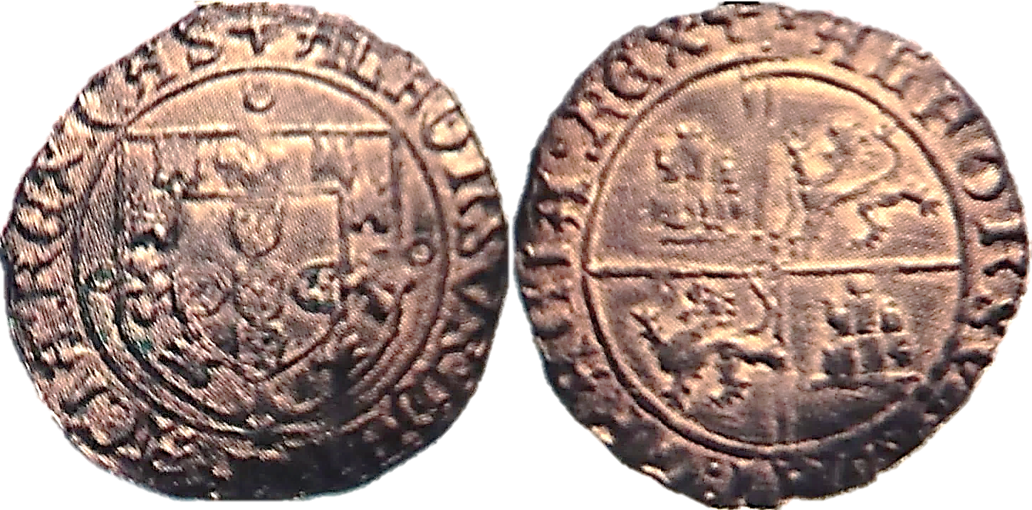 Tipo 2. Real Grueso de Plata con Emblema de Portugal y Cuartelado Castellano Simple - Imagen 9