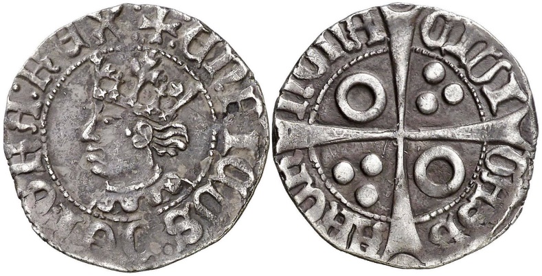 Tipo 20. Croat barcelonés de plata de Enrique IV - Imagen 1