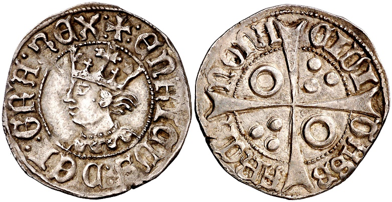 Tipo 20. Croat barcelonés de plata de Enrique IV - Imagen 4