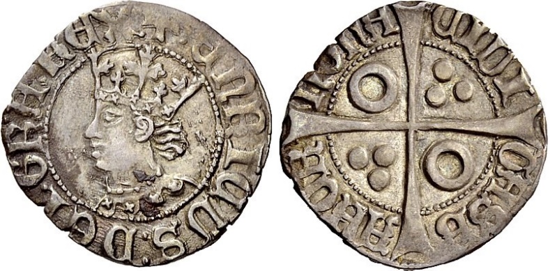 Tipo 20. Croat barcelonés de plata de Enrique IV - Imagen 9