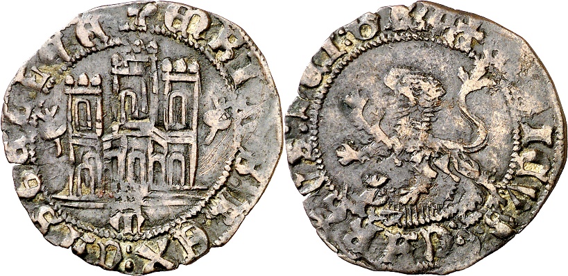 Tipo 22. Maravedí de vellón con castillo y león del Ordenamiento de Madrid de 1462 - Imagen 102