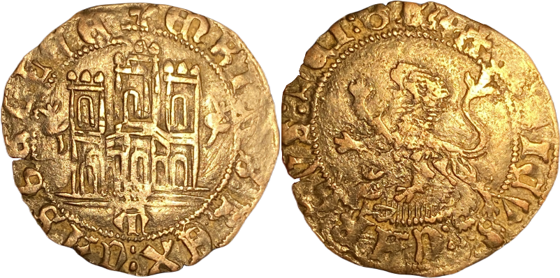 Tipo 22. Maravedí de vellón con castillo y león del Ordenamiento de Madrid de 1462 - Imagen 104