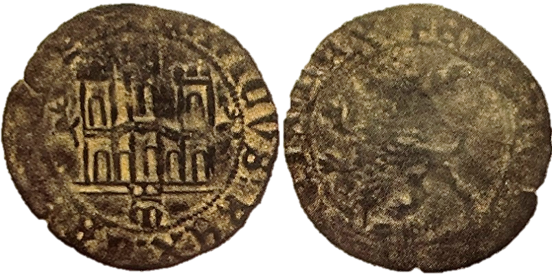 Tipo 22. Maravedí de vellón con castillo y león del Ordenamiento de Madrid de 1462 - Imagen 108