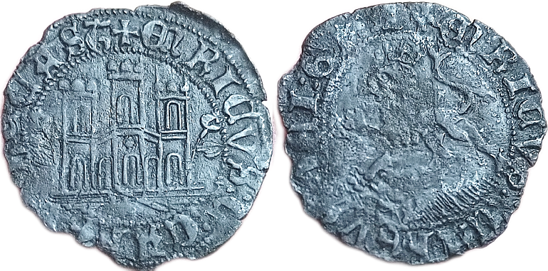 Tipo 22. Maravedí de vellón con castillo y león del Ordenamiento de Madrid de 1462 - Imagen 110