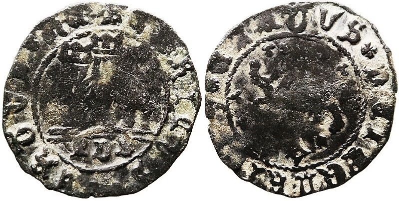 Tipo 22. Maravedí de vellón con castillo y león del Ordenamiento de Madrid de 1462 - Imagen 112