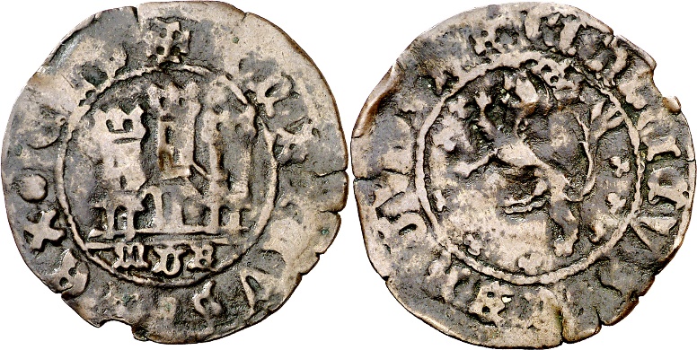 Tipo 22. Maravedí de vellón con castillo y león del Ordenamiento de Madrid de 1462 - Imagen 116