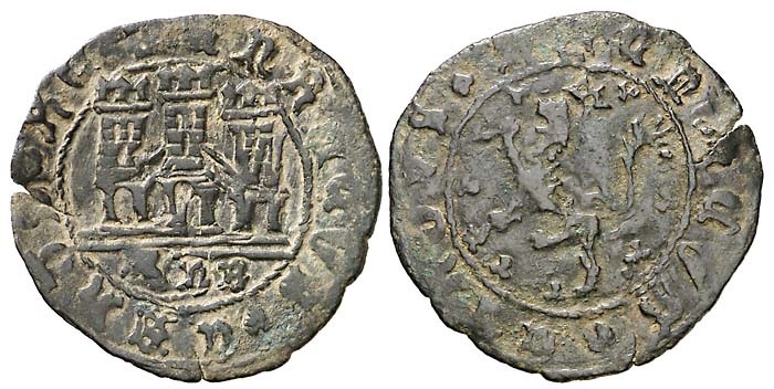 Tipo 22. Maravedí de vellón con castillo y león del Ordenamiento de Madrid de 1462 - Imagen 117