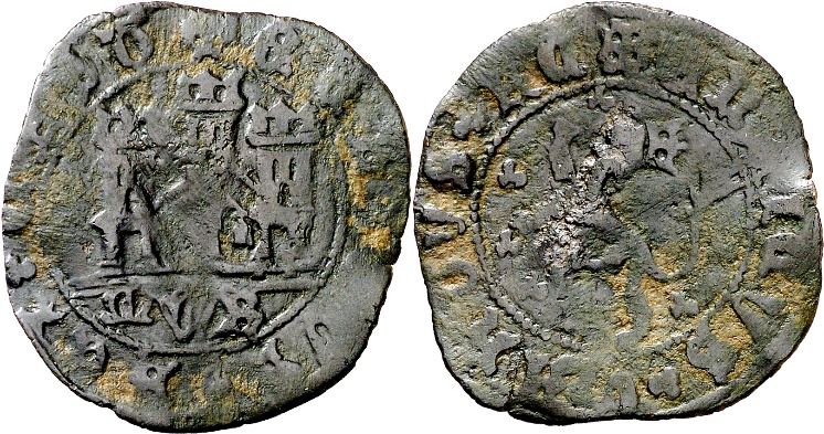 Tipo 22. Maravedí de vellón con castillo y león del Ordenamiento de Madrid de 1462 - Imagen 119