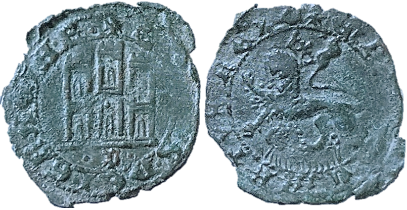 Tipo 22. Maravedí de vellón con castillo y león del Ordenamiento de Madrid de 1462 - Imagen 122