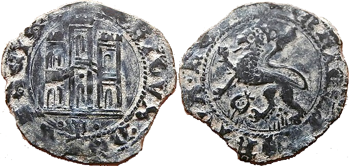 Tipo 22. Maravedí de vellón con castillo y león del Ordenamiento de Madrid de 1462 - Imagen 124