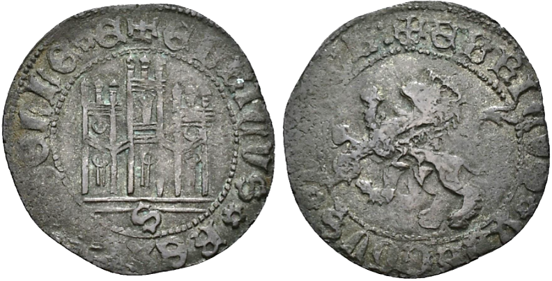 Tipo 22. Maravedí de vellón con castillo y león del Ordenamiento de Madrid de 1462 - Imagen 125