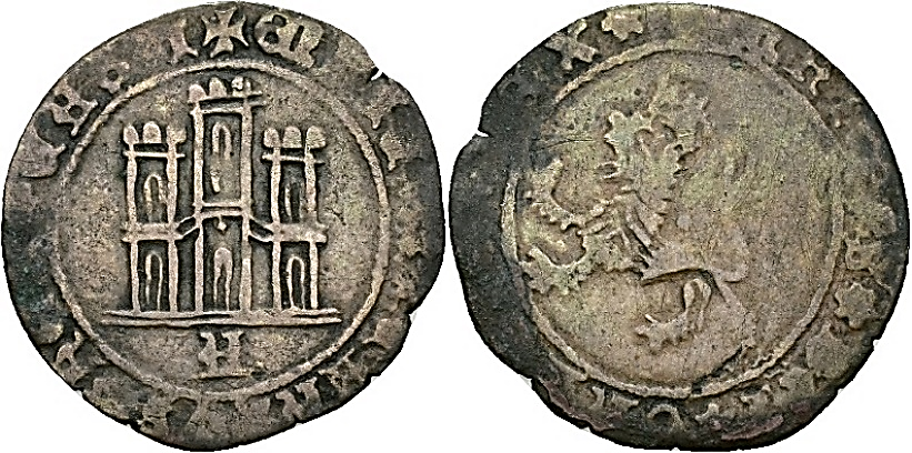 Tipo 22. Maravedí de vellón con castillo y león del Ordenamiento de Madrid de 1462 - Imagen 13