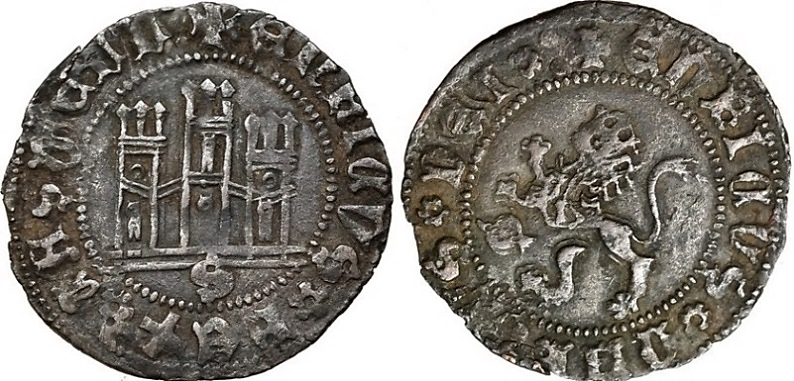 Tipo 22. Maravedí de vellón con castillo y león del Ordenamiento de Madrid de 1462 - Imagen 131