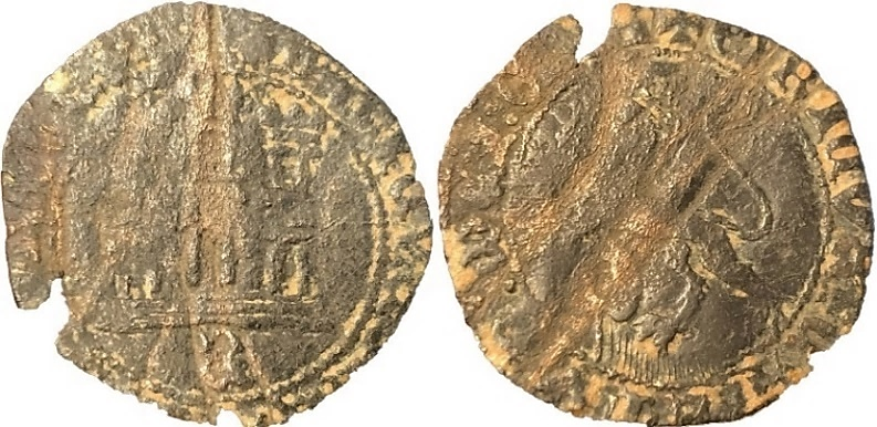 Tipo 22. Maravedí de vellón con castillo y león del Ordenamiento de Madrid de 1462 - Imagen 134