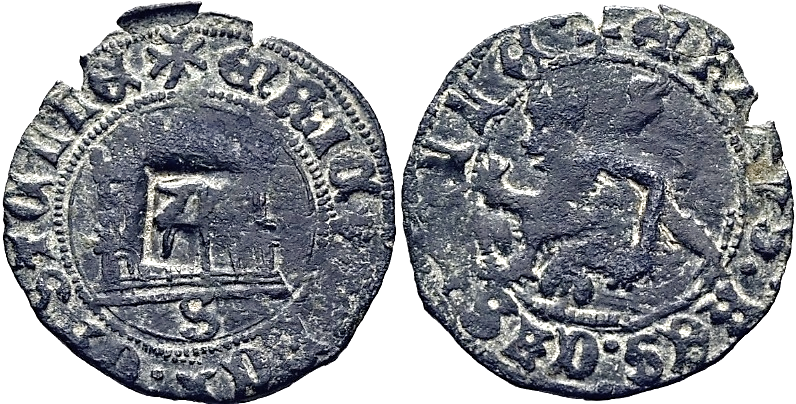 Tipo 22. Maravedí de vellón con castillo y león del Ordenamiento de Madrid de 1462 - Imagen 136