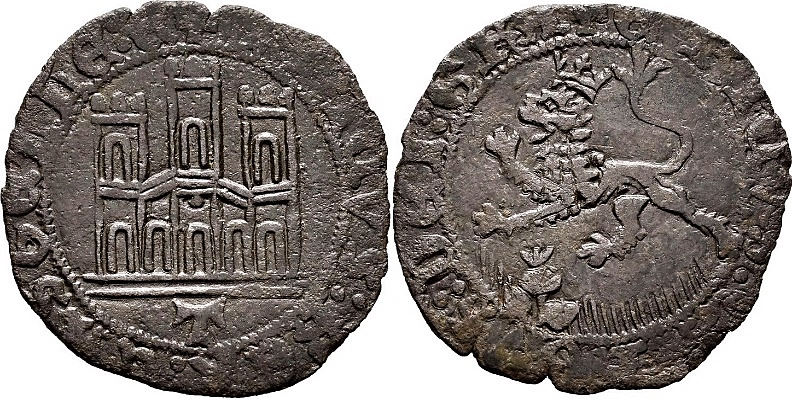 Tipo 22. Maravedí de vellón con castillo y león del Ordenamiento de Madrid de 1462 - Imagen 139