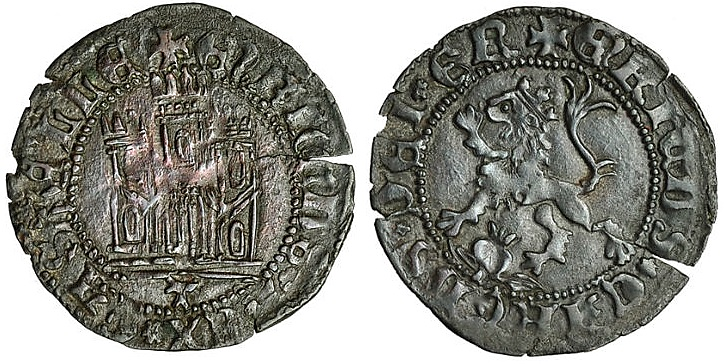 Tipo 22. Maravedí de vellón con castillo y león del Ordenamiento de Madrid de 1462 - Imagen 145