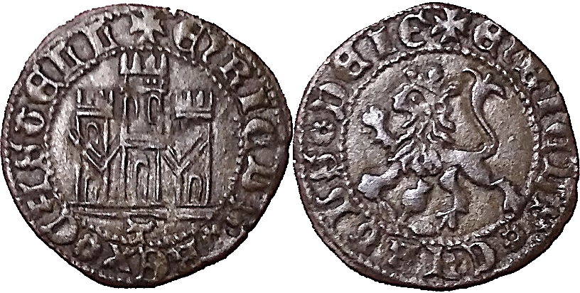 Tipo 22. Maravedí de vellón con castillo y león del Ordenamiento de Madrid de 1462 - Imagen 146