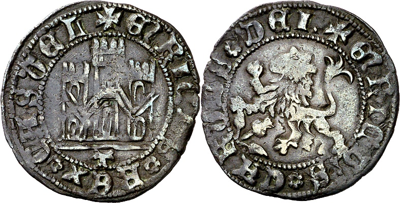 Tipo 22. Maravedí de vellón con castillo y león del Ordenamiento de Madrid de 1462 - Imagen 147