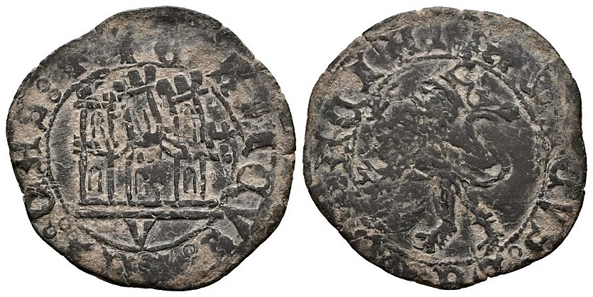 Tipo 22. Maravedí de vellón con castillo y león del Ordenamiento de Madrid de 1462 - Imagen 152