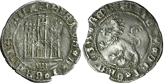 Tipo 22. Maravedí de vellón con castillo y león del Ordenamiento de Madrid de 1462 - Imagen 162