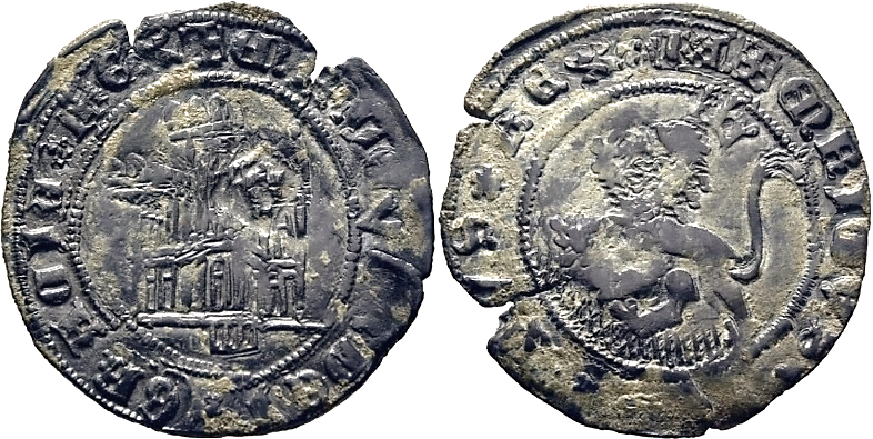 Tipo 22. Maravedí de vellón con castillo y león del Ordenamiento de Madrid de 1462 - Imagen 164