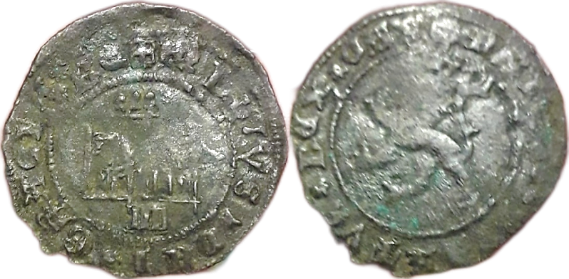 Tipo 22. Maravedí de vellón con castillo y león del Ordenamiento de Madrid de 1462 - Imagen 165