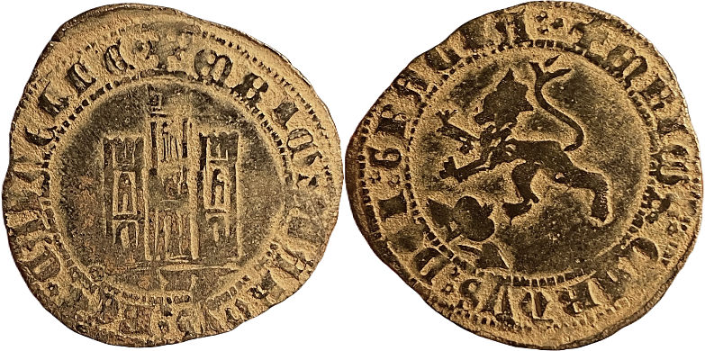 Tipo 22. Maravedí de vellón con castillo y león del Ordenamiento de Madrid de 1462 - Imagen 170