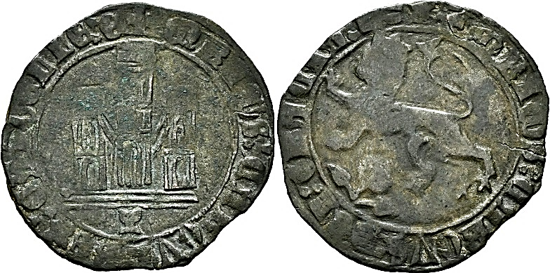 Tipo 22. Maravedí de vellón con castillo y león del Ordenamiento de Madrid de 1462 - Imagen 171