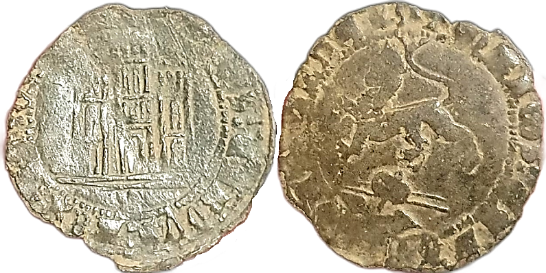 Tipo 22. Maravedí de vellón con castillo y león del Ordenamiento de Madrid de 1462 - Imagen 172