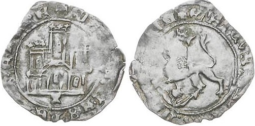 Tipo 22. Maravedí de vellón con castillo y león del Ordenamiento de Madrid de 1462 - Imagen 174