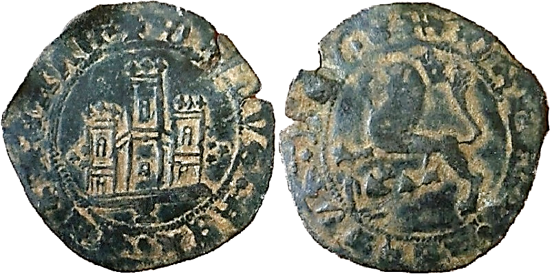 Tipo 22. Maravedí de vellón con castillo y león del Ordenamiento de Madrid de 1462 - Imagen 183