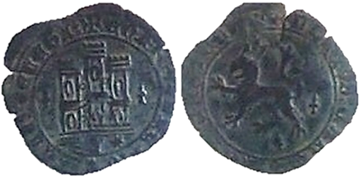 Tipo 22. Maravedí de vellón con castillo y león del Ordenamiento de Madrid de 1462 - Imagen 186