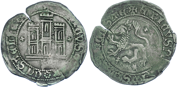 Tipo 22. Maravedí de vellón con castillo y león del Ordenamiento de Madrid de 1462 - Imagen 192