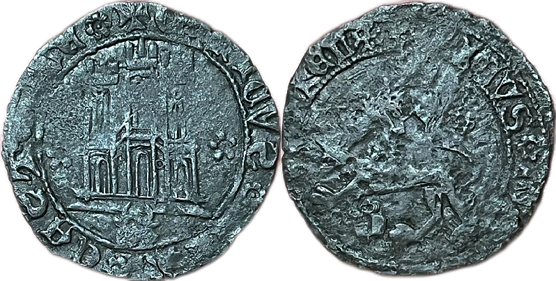 Tipo 22. Maravedí de vellón con castillo y león del Ordenamiento de Madrid de 1462 - Imagen 194