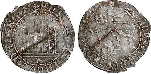 Tipo 22. Maravedí de vellón con castillo y león del Ordenamiento de Madrid de 1462 - Imagen 196