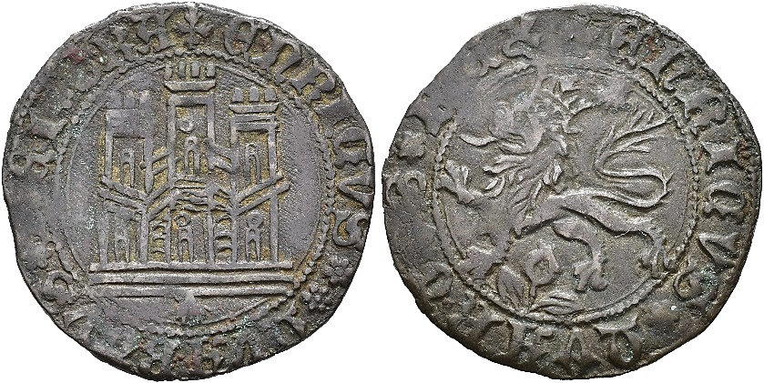 Tipo 22. Maravedí de vellón con castillo y león del Ordenamiento de Madrid de 1462 - Imagen 198